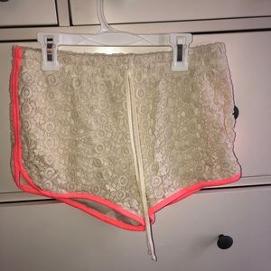 Crochet shorts